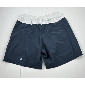 Birddogs Boom For Your Boomstick Long Sz L Regular Lined Shorts Blue White